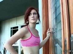 Redhead baroness is waiting for her slut
